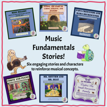 Preview of Music Fundamentals Story ebook Bundle
