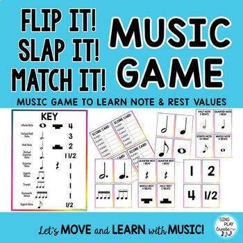 Preview of Music Note and Rhythm Game:  FLIP IT, SLAP IT, MATCH IT
