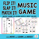 Music Note and Rhythm Game:  FLIP IT, SLAP IT, MATCH IT
