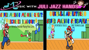 Preview of Music Game: Recorder & Ukulele- Super Mario Music Adventures