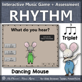 Music Game Triplets Interactive Rhythm Game + Assessment {
