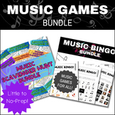 Music Games Bundle, Music Bingo, Music Scavenger Hunt in S