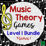 Music Games Bundle of Level 1 Music Theory Games