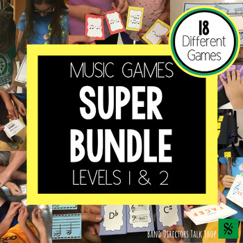 Preview of Music Games SUPER BUNDLE - 18 Fun Music Theory Games