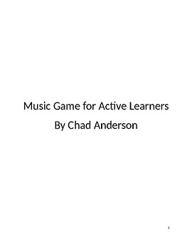 Preview of Music Games for Active Learners