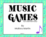 Music Games for Elementary (Kodaly, Sub Plans, Lesson Plans)