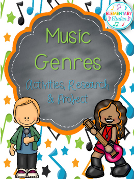 Preview of Music Genres: Activities, Research & Project