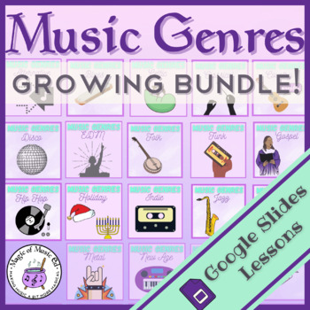 Preview of Music Genres - GROWING Bundle!