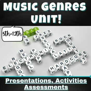 Preview of Music Genres Unit!