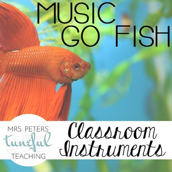Preview of Music Go Fish - Classroom Instruments