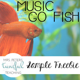 Music Go Fish Sample - FREEBIE!