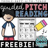 Music Guided Pitch Reading {FREEBIE}