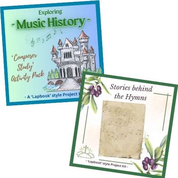 Preview of Music History | Lapbook Project Kit Bundle