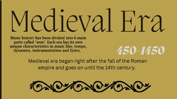 Preview of Music History: Medieval Era