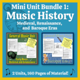Music History Mini Bundle 1: Medieval, Renaissance, and Ba