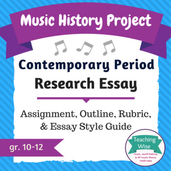 research papers on contemporary music