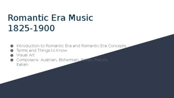 Preview of Music History- Romantic Era 1 (Central and Southern Europe