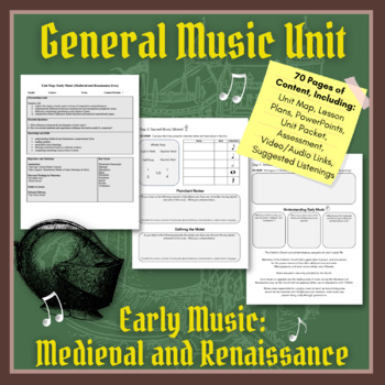 Preview of Music History Unit: Medieval/Renaissance Periods (Middle School General Music)