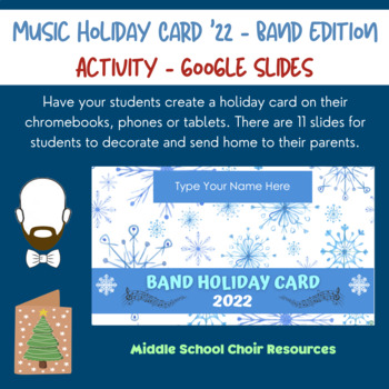 Preview of Music Holiday Card '22 - BAND Edition