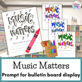 Music In Our Schools Month Coloring Page and Writing Promp
