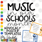 Music In Our Schools Month (MIOSM) Advocacy Poster Templates