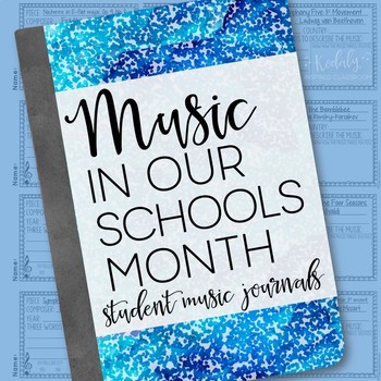 Preview of Music In Our Schools Month - Music Listening Journals
