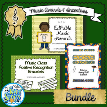 Preview of Music Incentives and Awards Bundle