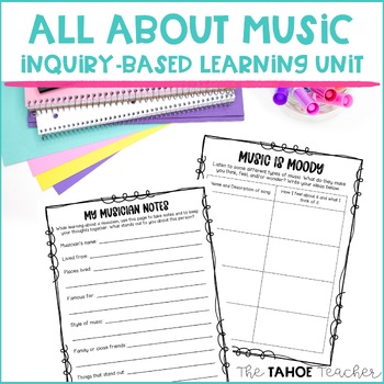 Preview of Music Inquiry-Based Learning, Phenomenon-Based Learning Unit