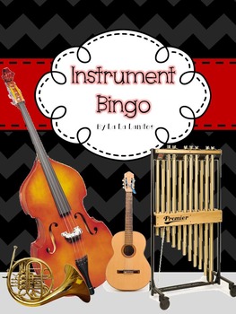Preview of Instrument Bingo Game