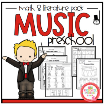 Preview of Music Math and Literature Pack "No Prep"