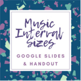 Music Interval Size Google Slides Presentation, Handout/St