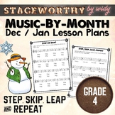 Music Intervals - Step Skip Leap Repeat Pitch Lesson Plans