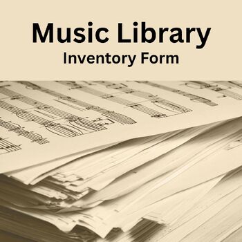 Preview of Music Inventory