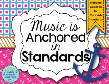 Preview of Music Is Anchored in Standards {Music Standards Posters}