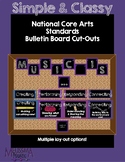 Music Is... National Core Arts Standards Bulletin Board Cut Outs
