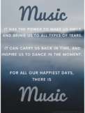 Music...It has the Power Poster