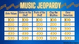Music Jeopardy - Notes and Rhythms