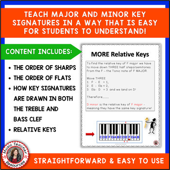 Key Signatures Worksheets: Music Theory by MusicTeacherResources