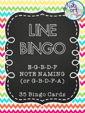 Music LINE Bingo (E-G-B-D-F or G-B-D-F-A)