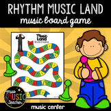 Music Land Board Game: Rhythm Edition (Music Station Activity)