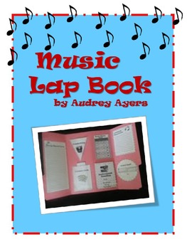 Preview of Music Lap Book (Organizer, Craft, Activity, Journal)