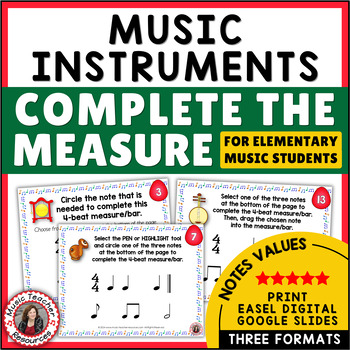 Preview of Music Lesson Activities for Elementary Music - Worksheets & Digital Resources