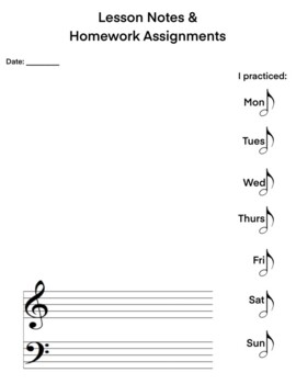 assignment in music