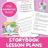 Music Lesson Plan Bundle | Common Storybooks | Movement an