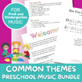 Music Lesson Plan Bundle | Common Themes | Movement and Ac