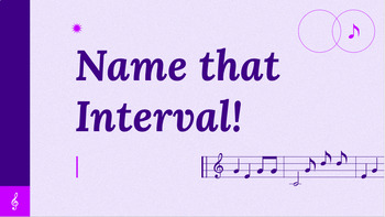 Preview of Music Lesson Plan and Slides for Identifying Perfect Intervals
