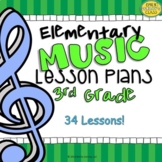 3rd Grade Music Lesson Plans (Set #1)