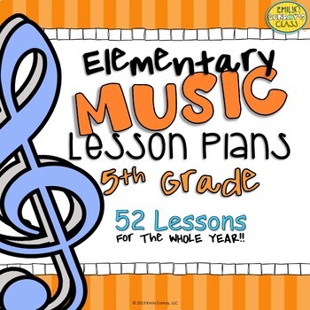 Preview of 5th Grade Music Lesson Plans (Set #1)
