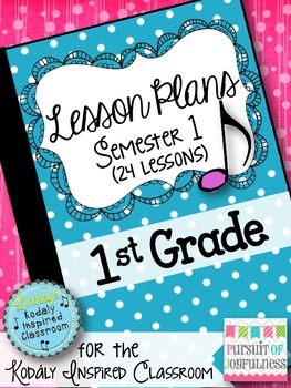 Preview of Elementary Music Lesson Plans - First Grade {24 Lessons}