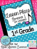 Elementary Music Lesson Plans - First Grade {24 Lessons}